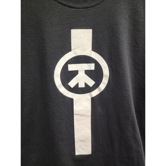 Y2K Twin Method Band Tee Large Black Logo Graphic Rock Metal Concert Shirt - Picture 2 of 7